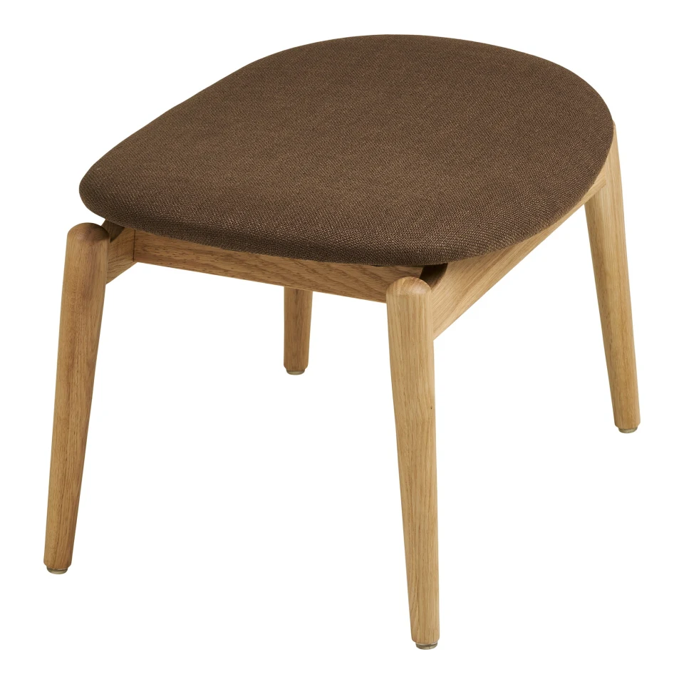Olvera Footrest - Footrest, hrast, prirodna/smeđa HN1084