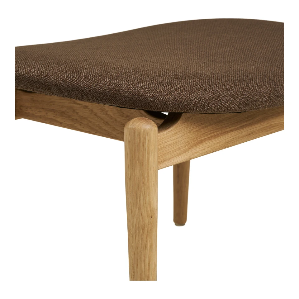Olvera Footrest - Footrest, hrast, prirodna/smeđa HN1084
