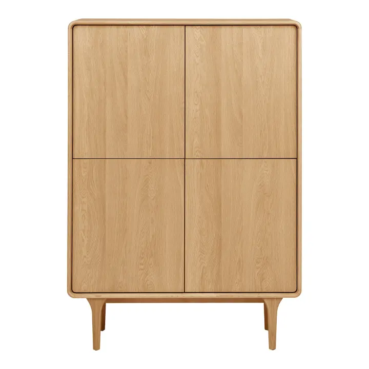 Darwin Cabinet - Cabinet, hrast, prirodna 100x40x140 cm