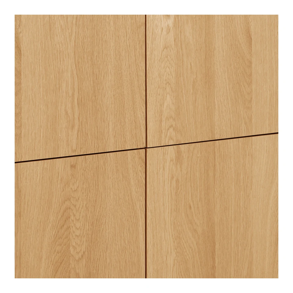Darwin Cabinet - Cabinet, hrast, prirodna 100x40x140 cm