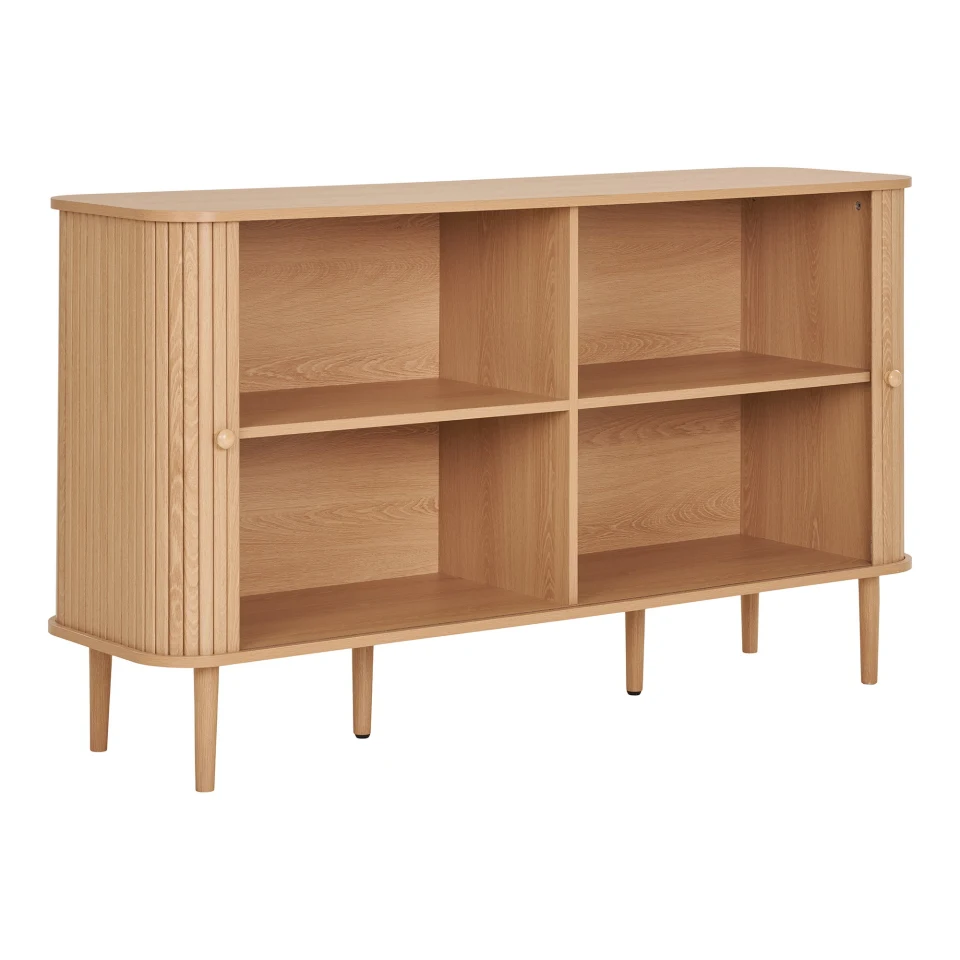 Nikko Side Board - Side board, 2 vrata, prirodna 140x40x79 cm