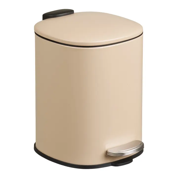 Lodi Pedal Bin - Pedal Bin s soft close, metal, bež, 3l