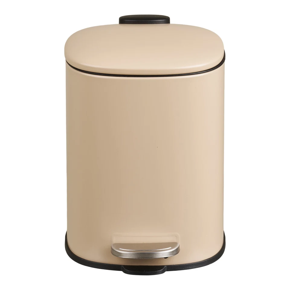 Lodi Pedal Bin - Pedal Bin s soft close, metal, bež, 3l