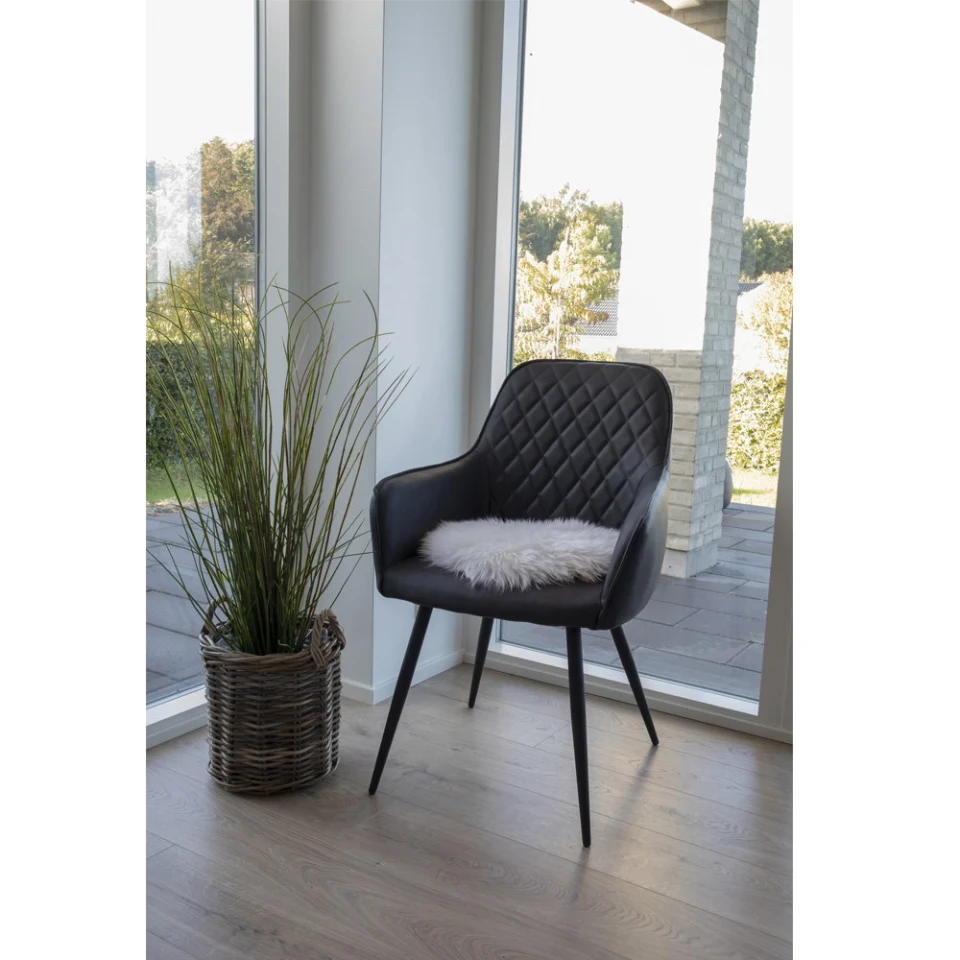 Lambskin seat - Lambskin seat, boja slonovače ø35 cm