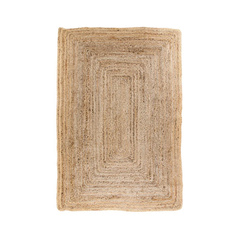 Bombay Tepih - Tepih, braided juta, prirodna 60x90 cm