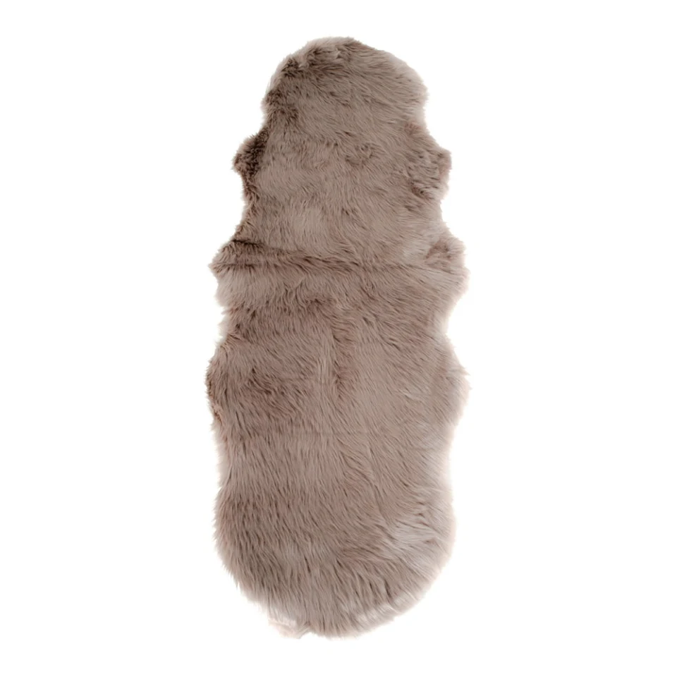 Lambskin Artificial - Lambskin Artificial, boja gljive 60x180 cm