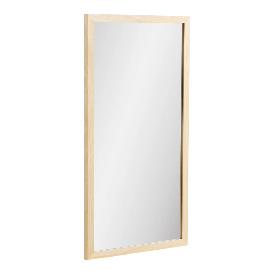 Scottsdale Zidno ogledalo - Zidno ogledalo, wooden okvir, prirodna 45x75 cm