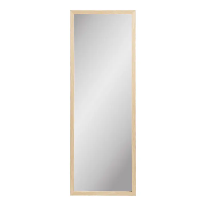 Scottsdale Zidno ogledalo - Zidno ogledalo, wooden okvir, prirodna 45x110 cm