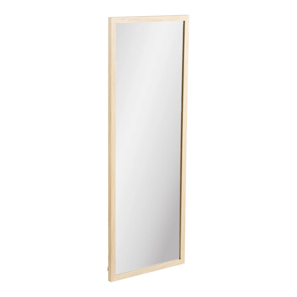 Scottsdale Zidno ogledalo - Zidno ogledalo, wooden okvir, prirodna 45x110 cm