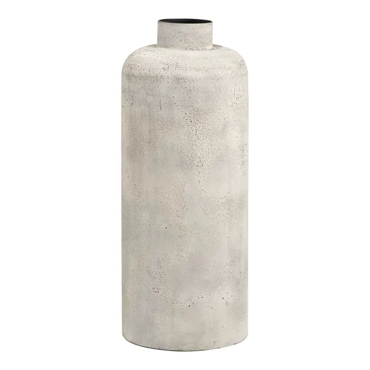 Hou Decorative Pot - Decorative pot, metal, antik bež ø24x60,5 cm