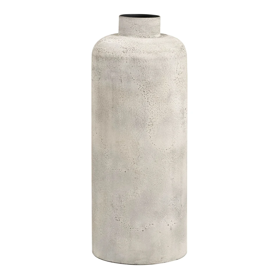 Hou Decorative Pot - Decorative pot, metal, antik bež ø24x60,5 cm