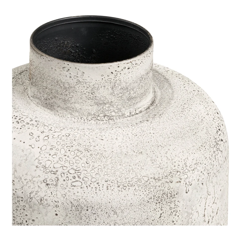 Hou Decorative Pot - Decorative pot, metal, antik bež ø24x60,5 cm