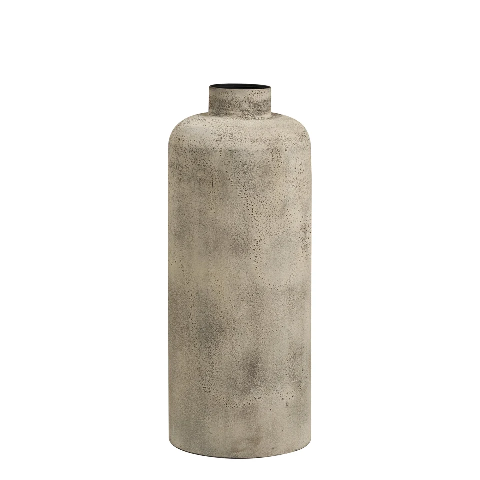 Hou Decorative Pot - Decorative pot, metal, antik bež ø24x60,5 cm