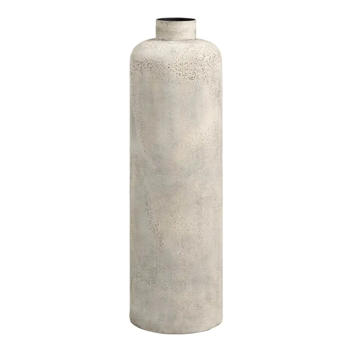 Hou Decorative Pot - Decorative pot, metal, antik bež ø24x78,5 cm