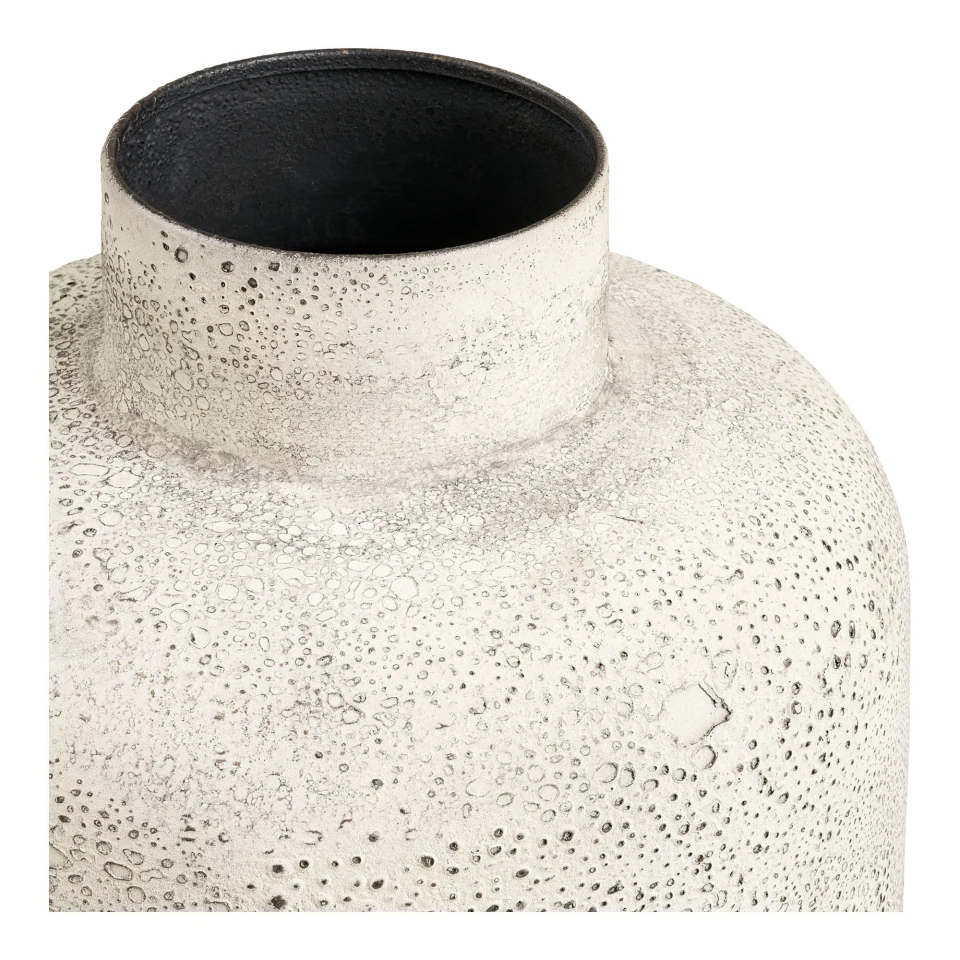 Hou Decorative Pot - Decorative pot, metal, antik bež ø24x78,5 cm