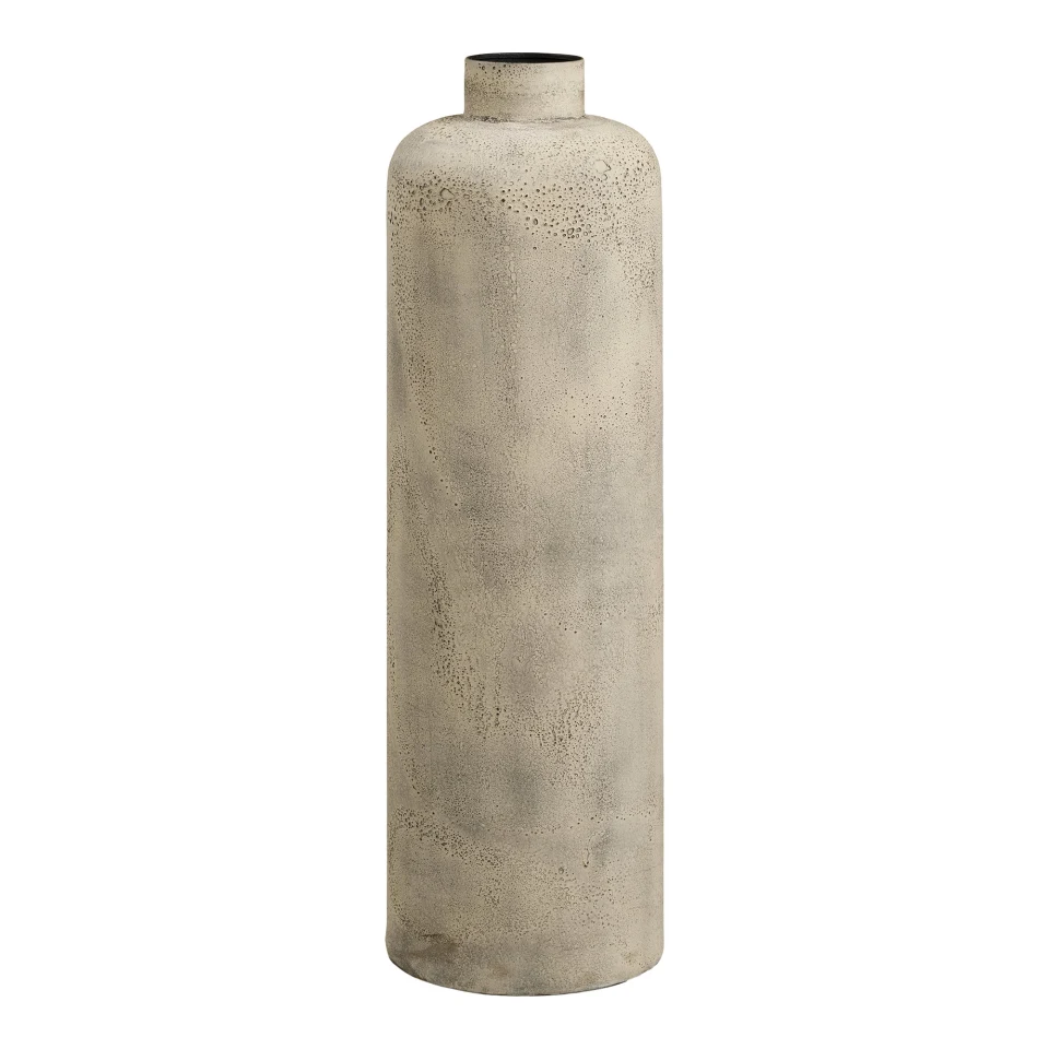 Hou Decorative Pot - Decorative pot, metal, antik bež ø24x78,5 cm