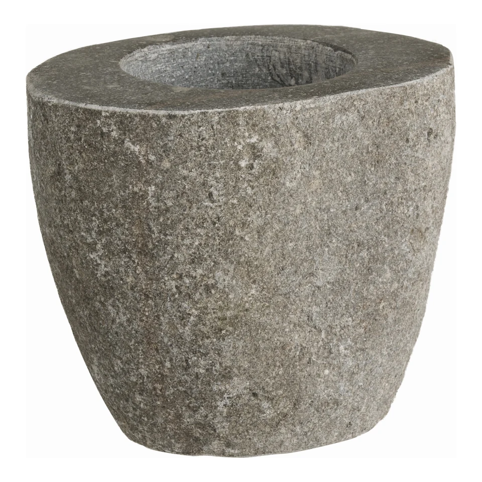 Gara Storrage Jar - Storrage jar, riverstone, prirodna 9x10,5x10 cm