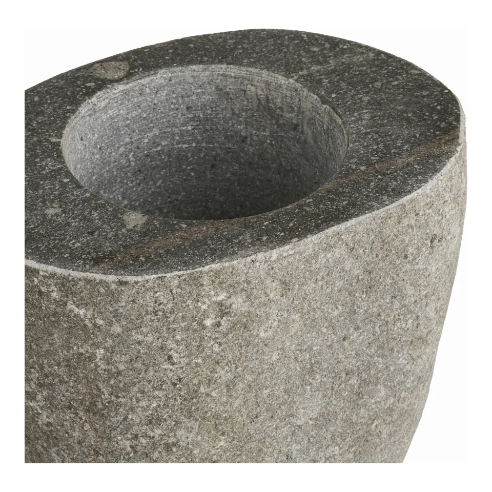 Gara Storrage Jar - Storrage jar, riverstone, prirodna 9x10,5x10 cm
