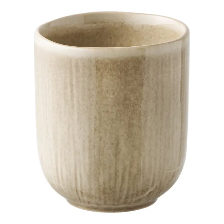 Viola Mug - Mug, keramika, bež ø8x9.5 cm, set od 4