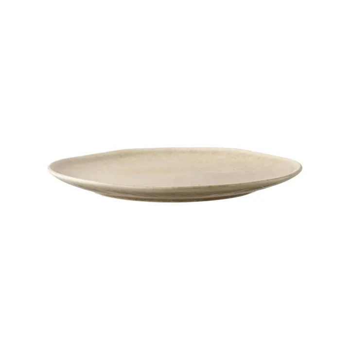 Viola Lunch Plate - Lunch plate, keramika, bež ø21 cm, set od 4
