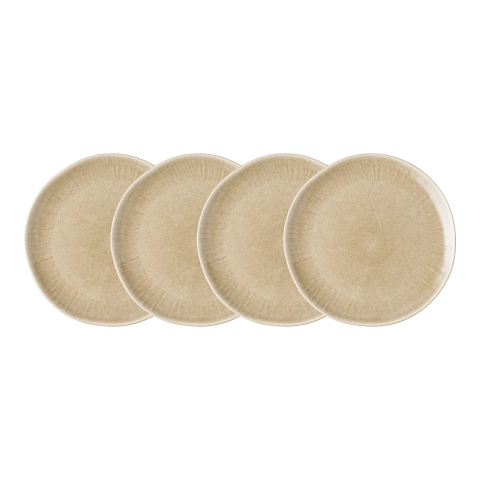 Viola Dinner Plate - Dinner plate, keramika, bež ø27 cm, set od 4