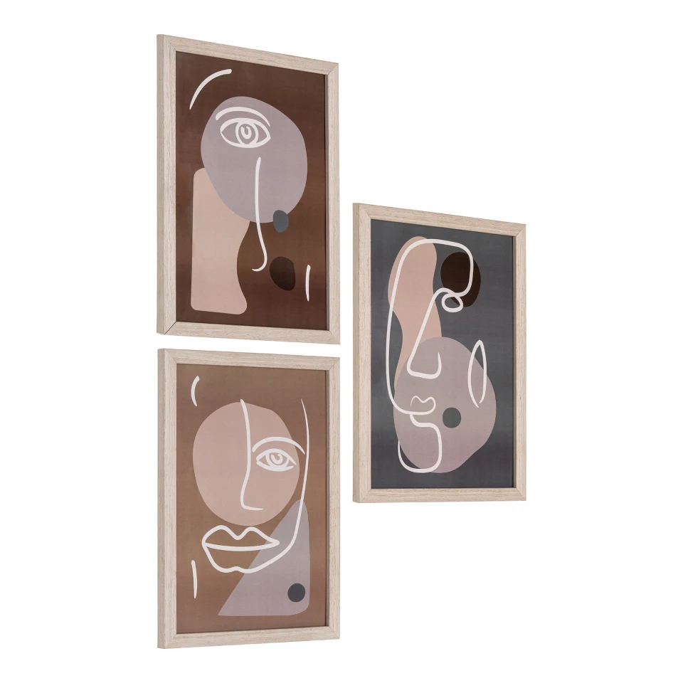Madison Set okvira - Set okvira, prirodna set od 3
