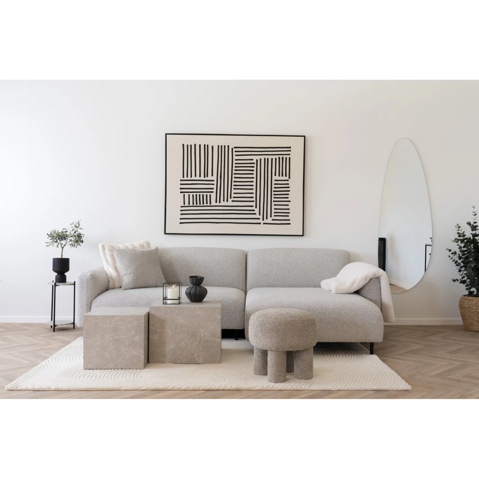 Lipari Canvas Print - Canvas print, canvas, crna/bež, No.1 100x140 cm