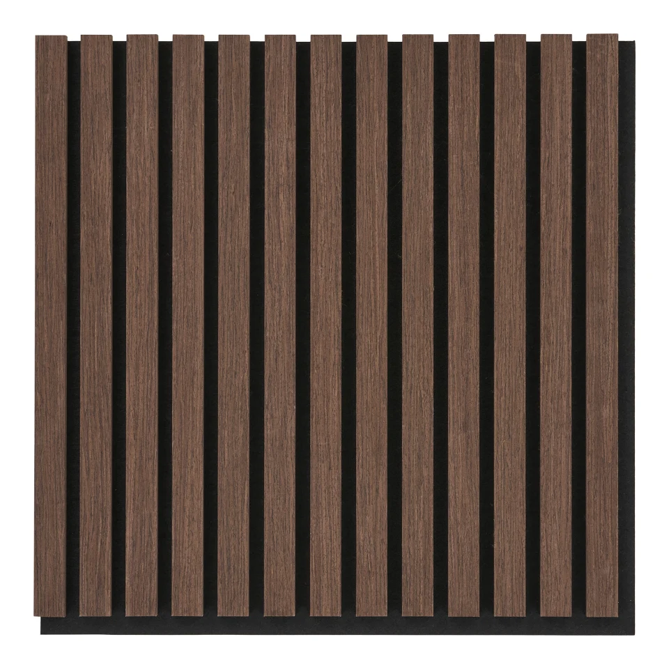 Akustični panel - Akustični panel, drveni furnir, walnut, izgled oraha 520x520x22 mm