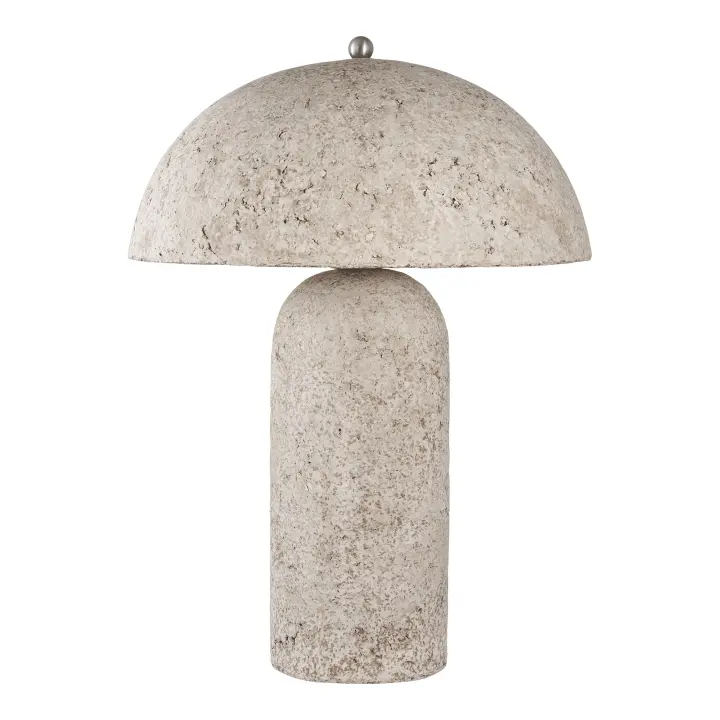 Astley Stolna lampa - Stolna lampa, papier-mâché, kameno siva