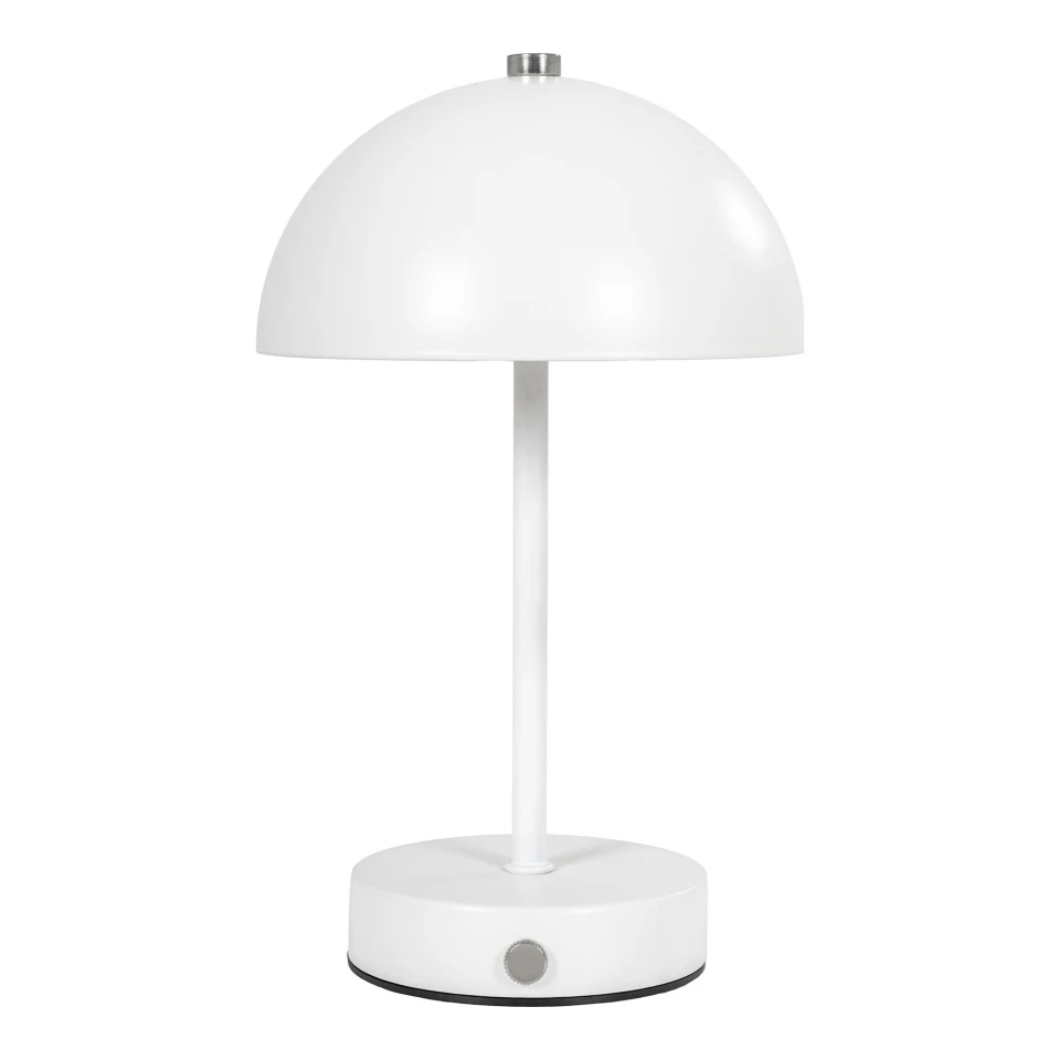 Holt Stolna lampa - Stolna lampa, punjiva, metal, bijela/čelik