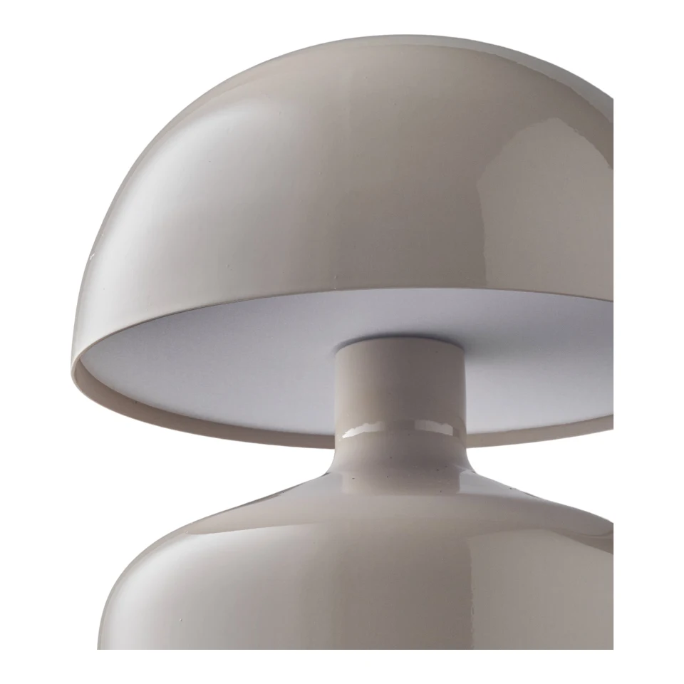 Aulla Stolna lampa - Stolna lampa, punjiva, metal/plastika, siva