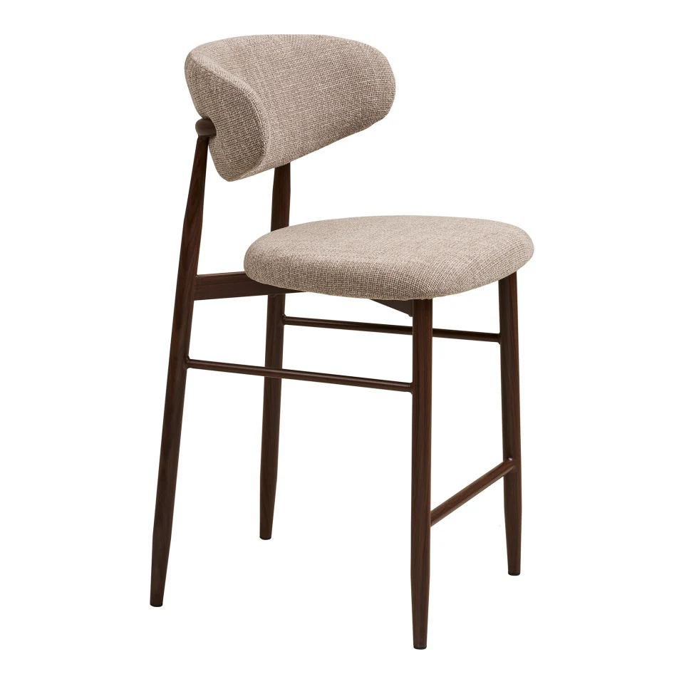 Levanto Polubarska stolica - Polubarska stolica, pješčana, woodlike legs, walnut HN1302