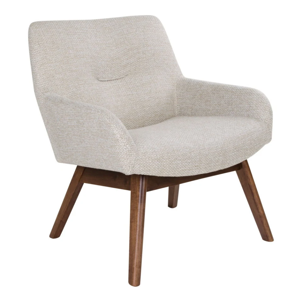London Ležaljka - Ležaljka, pješčana, walnut legs HN1278