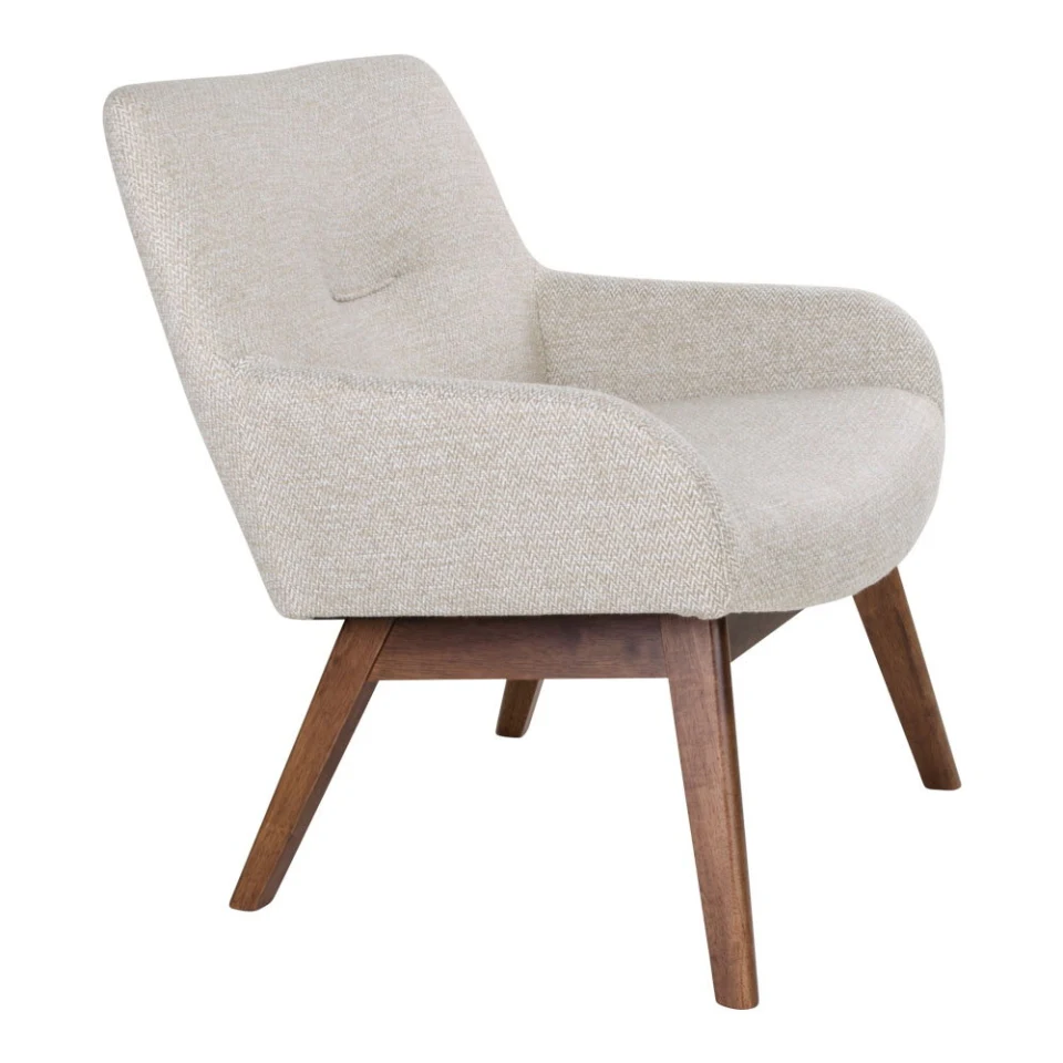 London Ležaljka - Ležaljka, pješčana, walnut legs HN1278