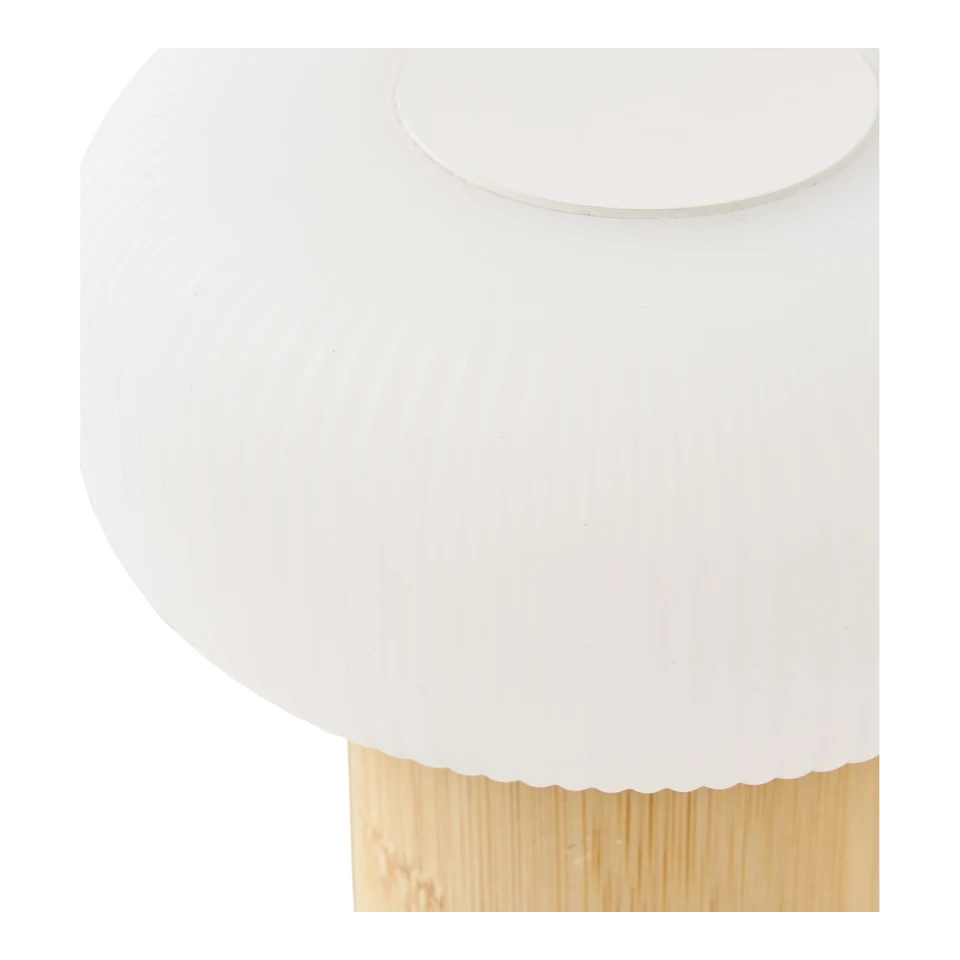Stafford Stolna lampa - Stolna lampa, punjiva, bambus/metal/plastika, prirodna/bijela