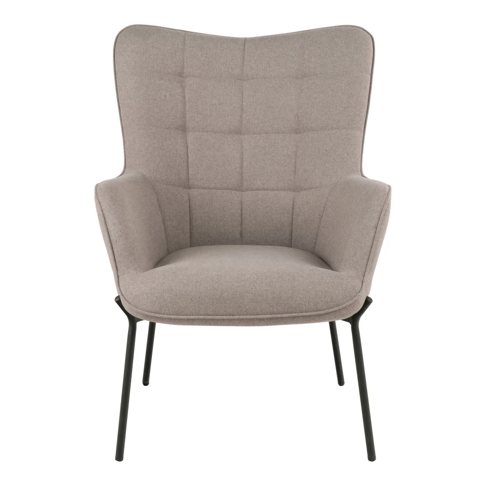 Glasgow Chair - Chair, kamena, crne noge HN1231