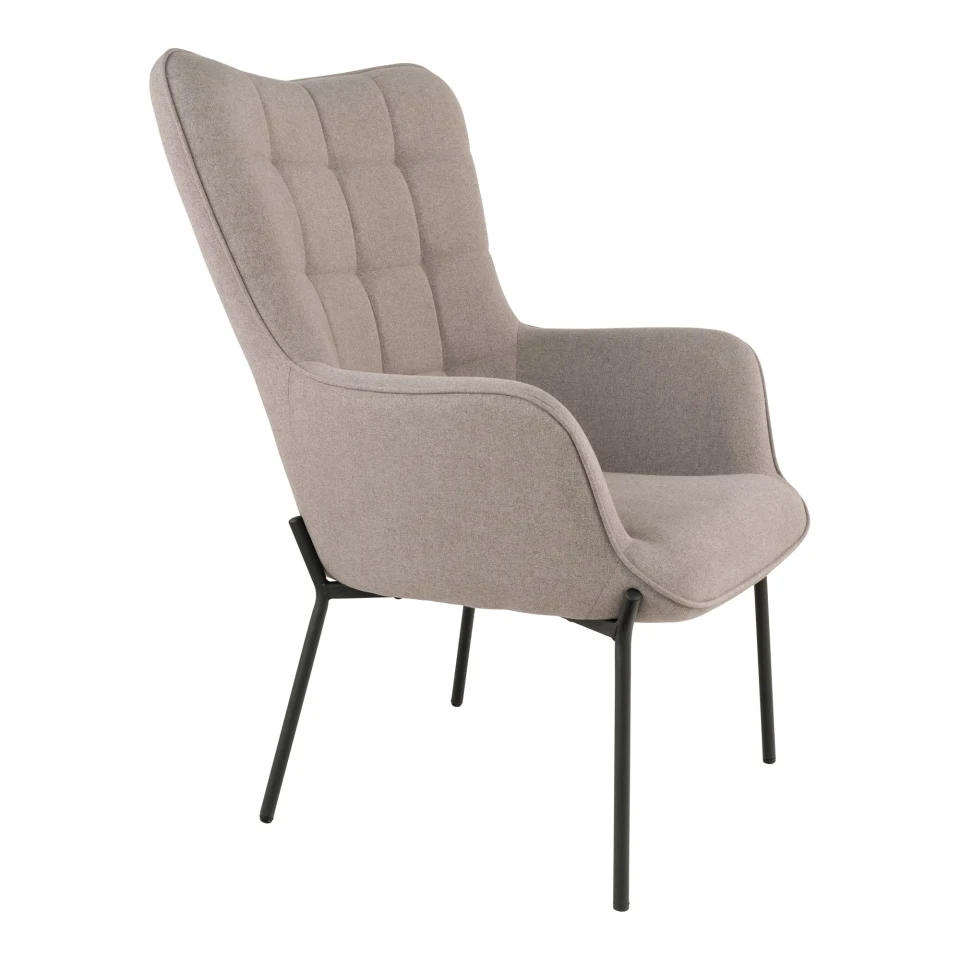 Glasgow Chair - Chair, kamena, crne noge HN1231