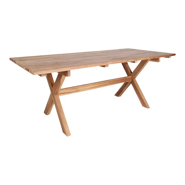 Murcia Blagovaonski stol - Blagovaonski stol, tikovina, prirodna 200x90x75 cm