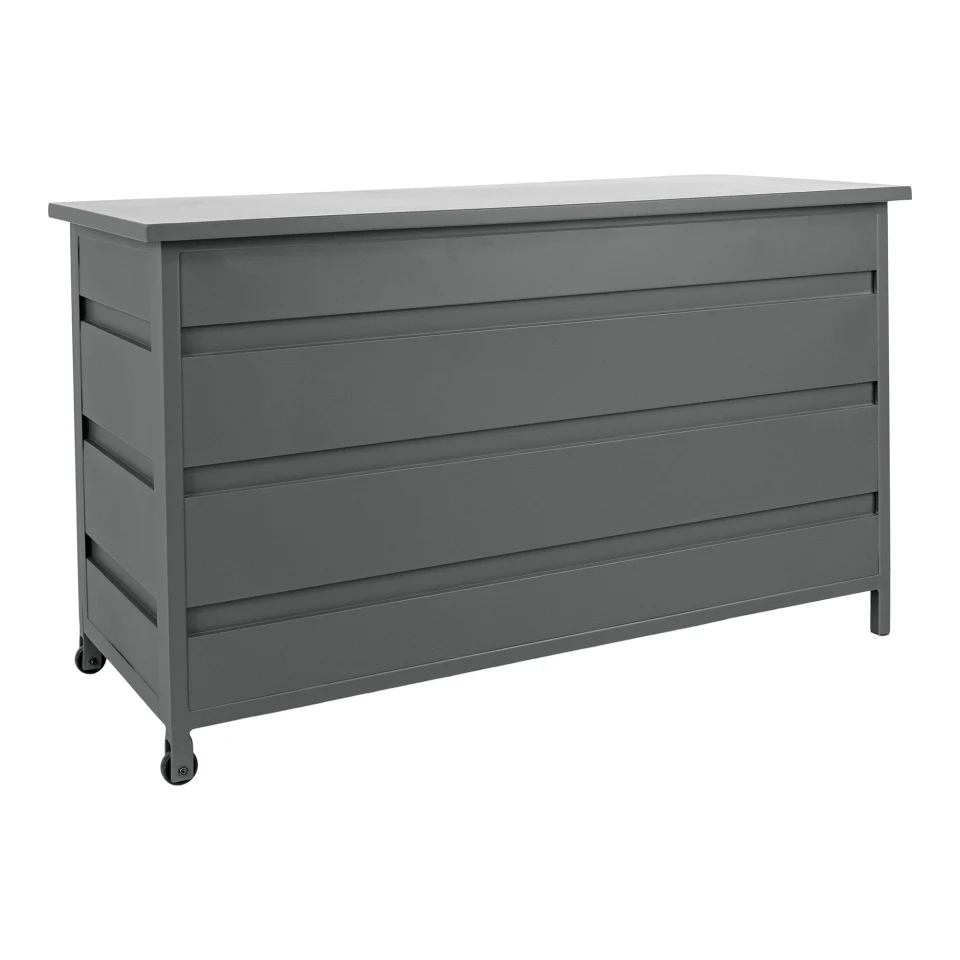 Cassis Kutija za jastuke - Kutija za jastuke, aluminij, siva, big, 160x82x85 cm, 650 L