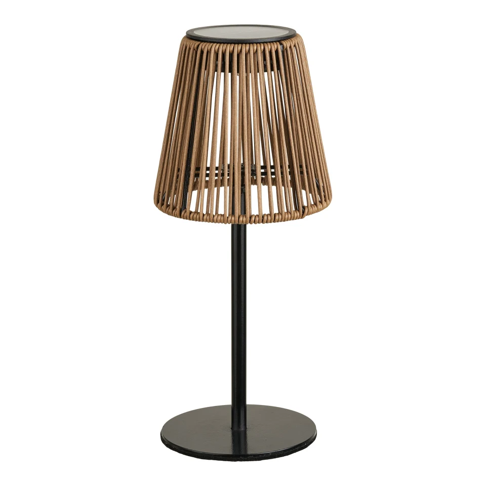 Salford Lamp - Lamp, punjiva s integrated solar panel, smeđa/crna