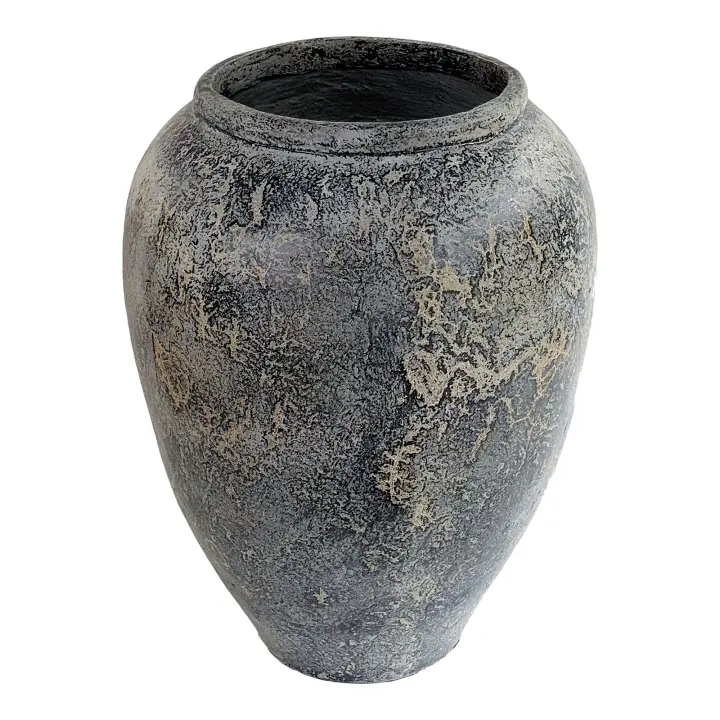 Capelo Decorative Pot - Decorative Pot, terracotta, siva ø66x85 cm