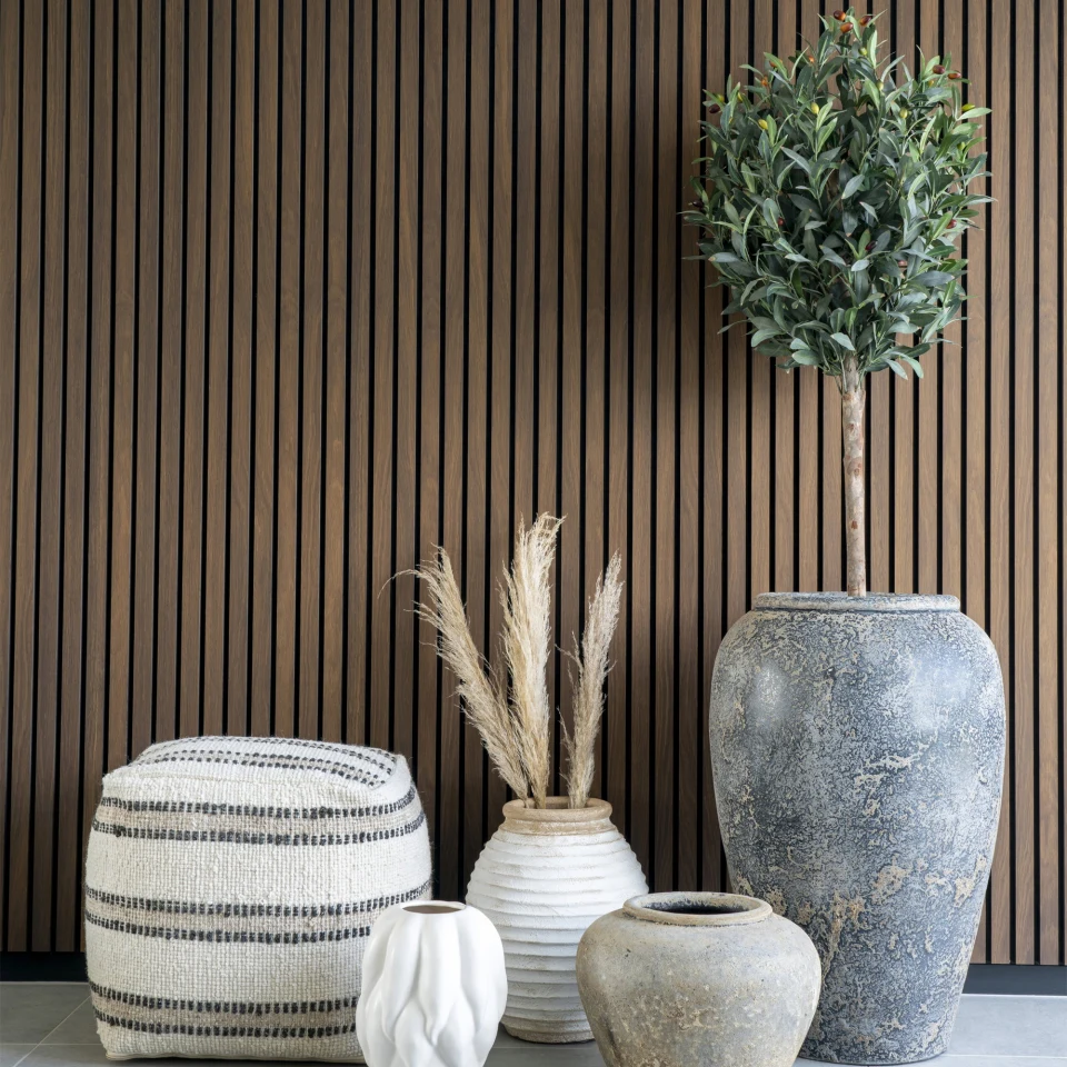 Capelo Decorative Pot - Decorative Pot, terracotta, siva ø66x85 cm