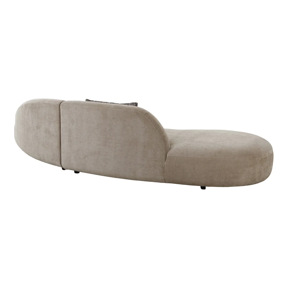 Venice Sofa - Sofa s 2 jastuka, chenille, prirodna HN1256