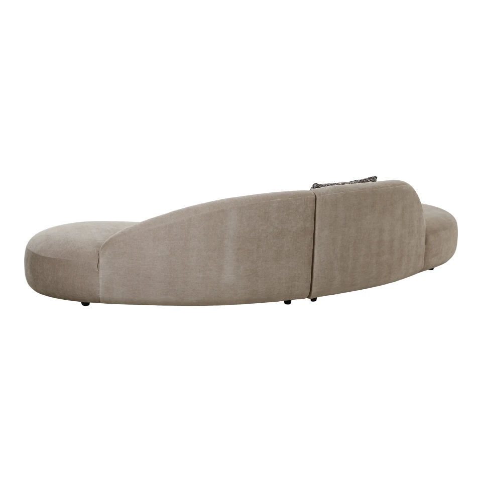 Venice Sofa - Sofa s 2 jastuka, chenille, prirodna HN1256