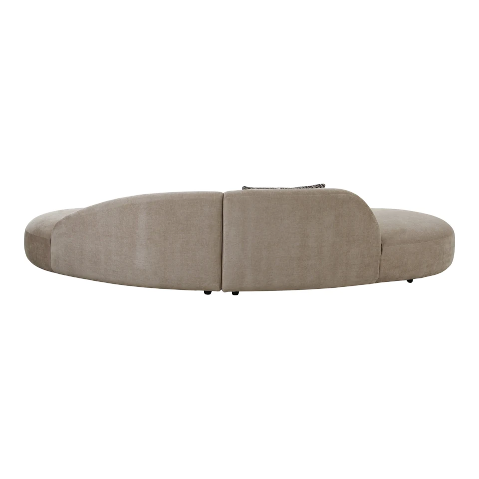 Venice Sofa - Sofa s 2 jastuka, chenille, prirodna HN1256