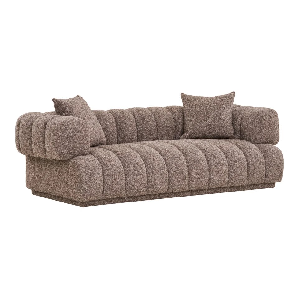 Aurora Sofa - Sofa s 2 jastuka, smeđa HN1296