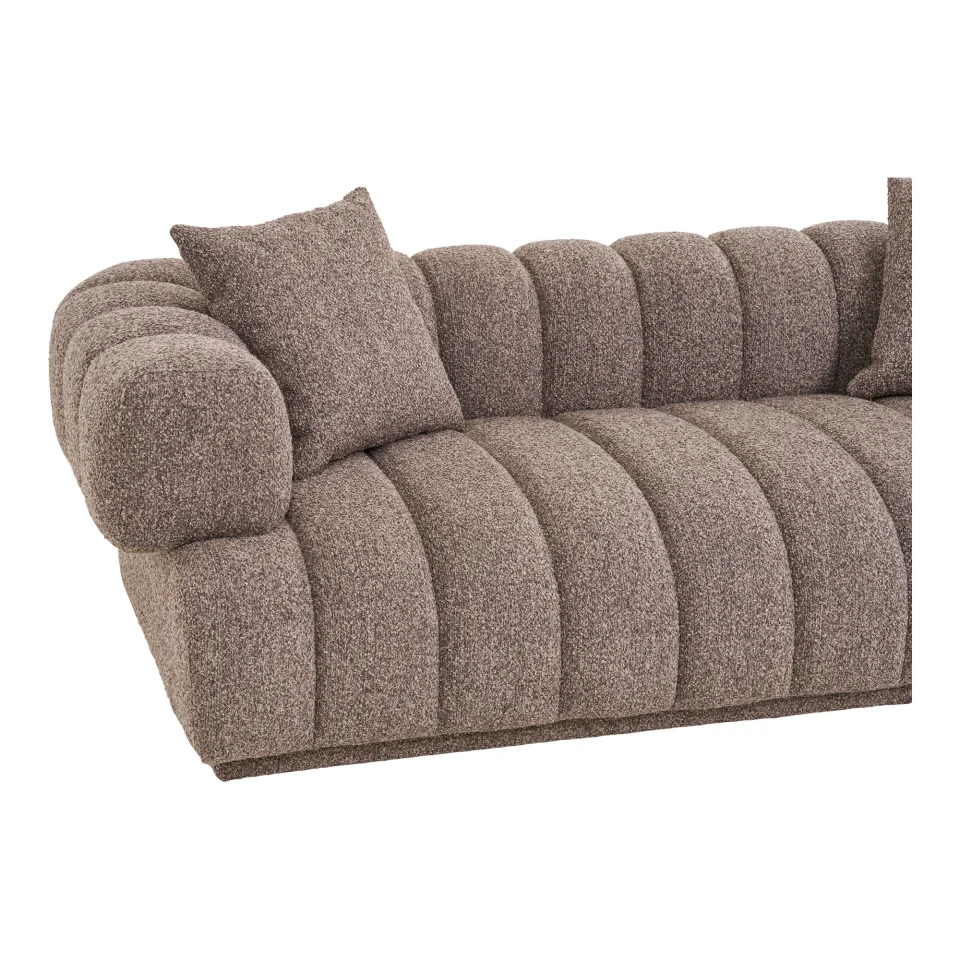 Aurora Sofa - Sofa s 2 jastuka, smeđa HN1296