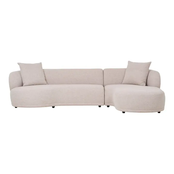 Kingston Lounge sofa - Lounge sofa s 2 jastuka, desni kut, prirodna HN1295
