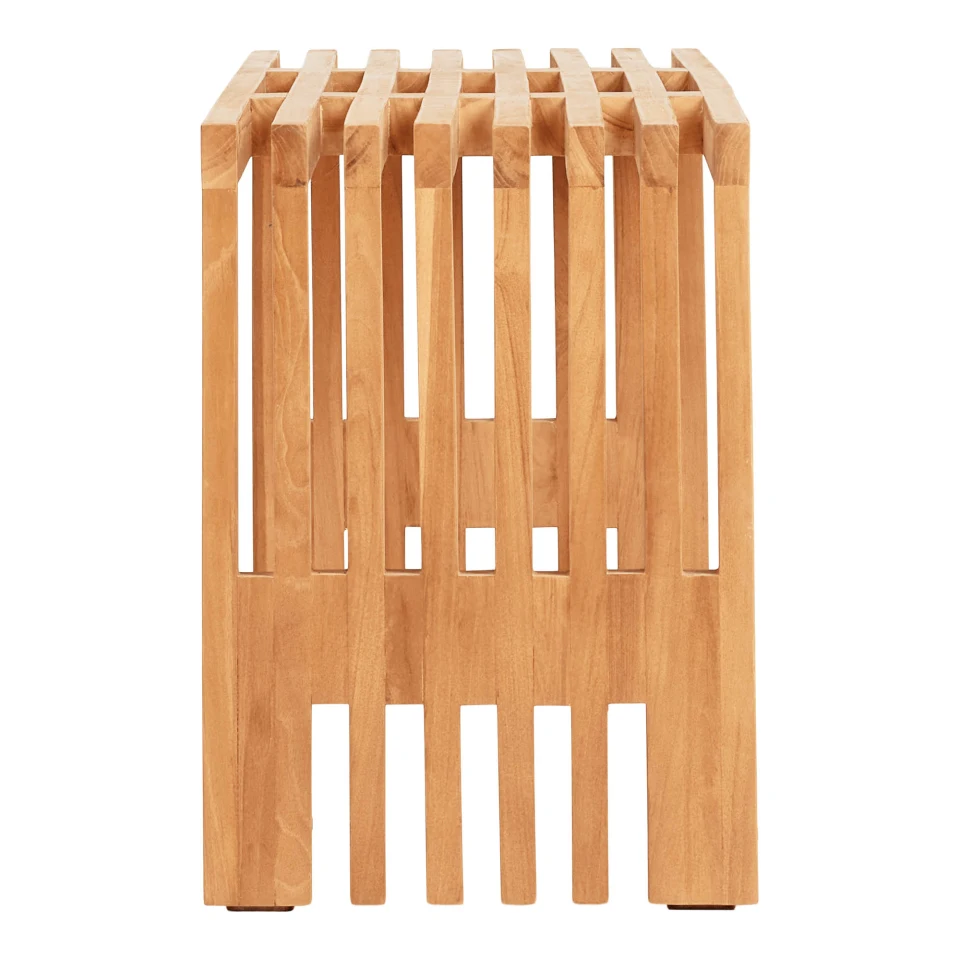 Benidorm Klupa - Klupa, tikovina, prirodna 140x35x48 cm