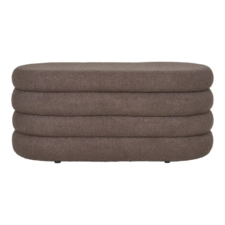 Dartford Klupa - Klupa sa spremištem, teddy, smeđa 103x45x44 cm, HN1238